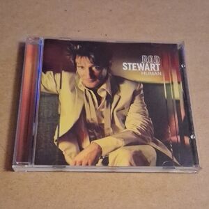 Rod Stewart "Human" CD — Beige & Brown Cover